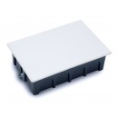 Caja empalme rectangular para pared hueca 200x130 Fij. garra 3253 Famatel